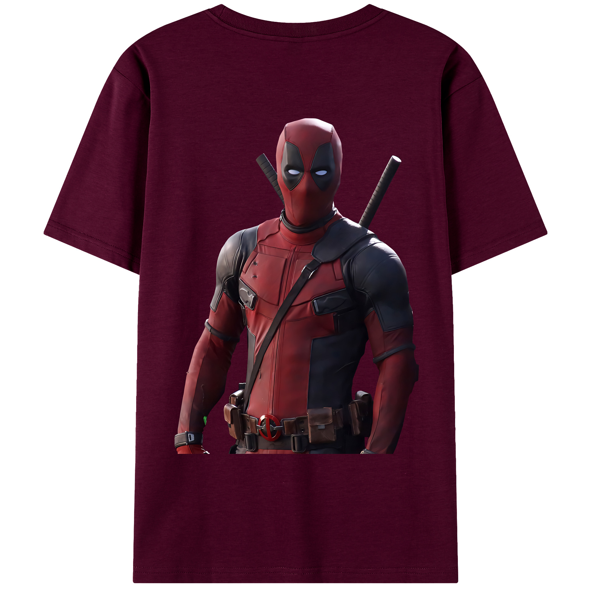 （画像用） Deadpool デッドプール レディース半袖Tシャツ(バックプリント)